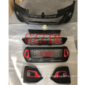 Hilux 2016+ mbele bumper grille na taa ya ukungu